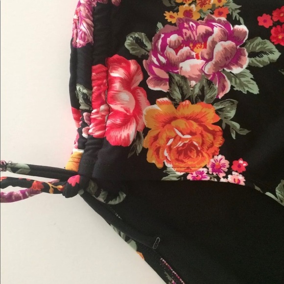 Womens Terra & Sky Bikini Bottoms Size 3X Multicolor Black Floral New - Picture 5 of 7